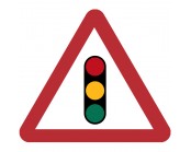 Traffic Signals Ahead Plate 600mm